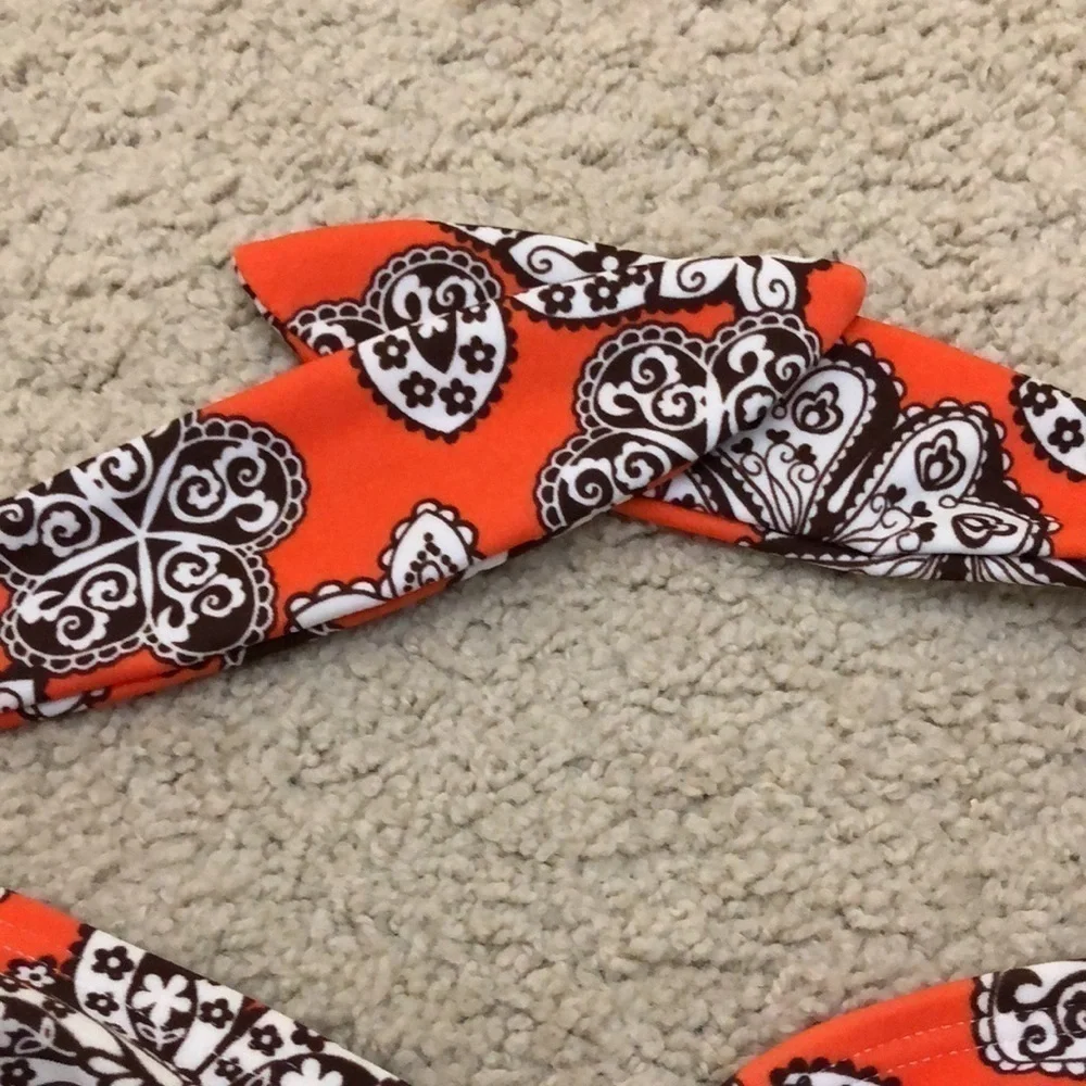 3/$25 Xhilaration Boho Style Bandeau Bikini Top Size M